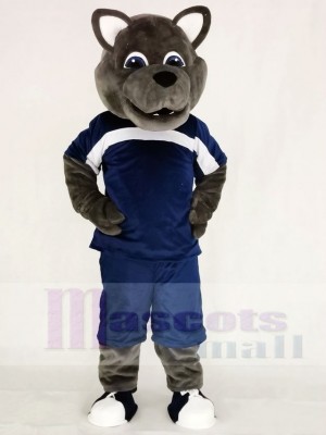 Power Wolf in Sport Suit Mascot Costumes Animal