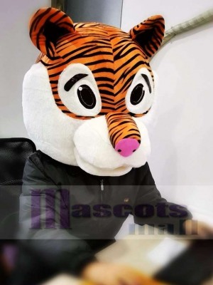 Cute George Tiger Mascot Head ONLY Animal