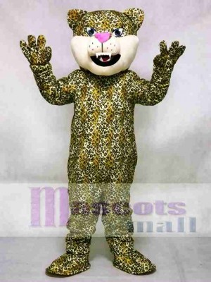 Pink Nose Leopard/Cheetah/Jaguar Mascot Costume