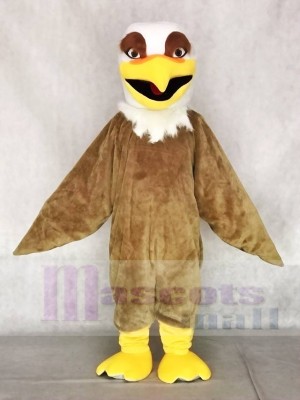 Fierce White Head Brown Hawk Falcon Eagle Mascot Costumes
