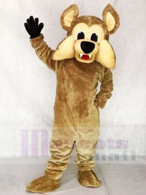 Coyotes Howler the Coyote Mascot Costume with No Shirt Wolf 