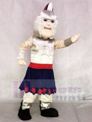 Silver Spartan Titan Trojan Mascot Costumes People