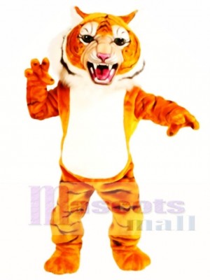 Cute Super Tiger Mascot Costume