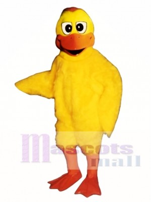 Cute Dumb Duck Mascot Costume