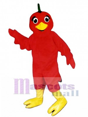 Cute Lil Red Bird Mascot Costume