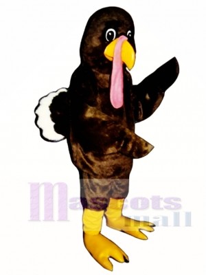 Cute Tom Turkey Mascot Costume