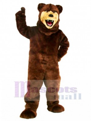 New Grizzly Bear Mascot Costume