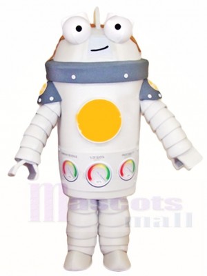 White Robert Mascot Costumes 