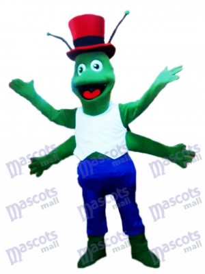 Green Grasshoppers Mascot Costume Insect