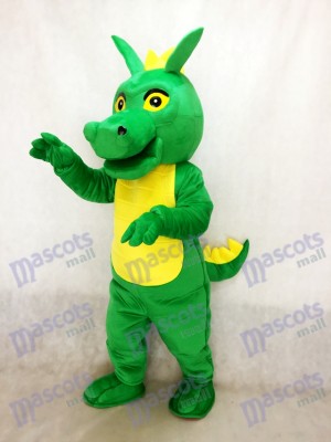 Cute Green Dragon Mascot Costume Animal