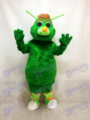 Funny Green Grasshopper Mascot Costume