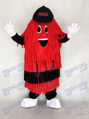 Black & Red Car Wash Finish Line Mascot Costume