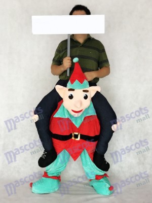 Elf Carry Me Piggy Back Ride On Novelty Mascot Costume