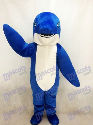 New Blue Dolphin Mascot Costume