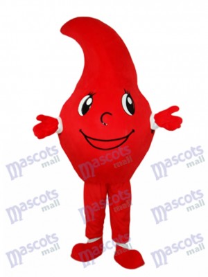 Red Dripping Drop of the Blood Mascot Adult Costume