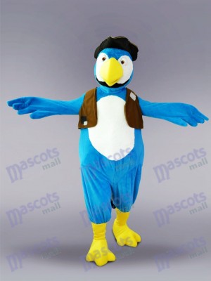 Blue Parrot Bird Mascot Costume