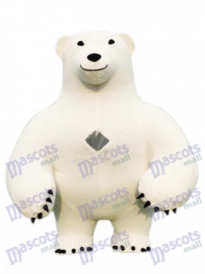 Polar Bear Adult Mascot Costume Animal