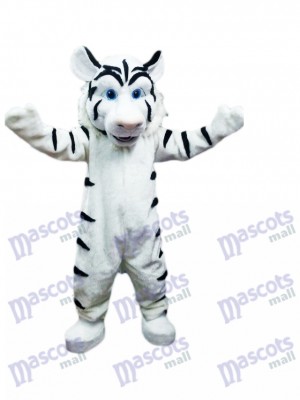 White Tiger Mascot Costume Animal 