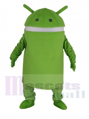 Green Android Robot Mascot Costume