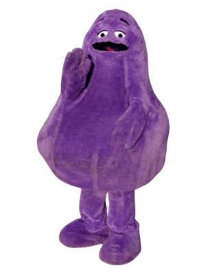 Grimace mascot costume