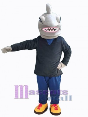 Shark mascot costume