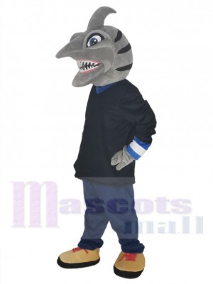 Shark mascot costume