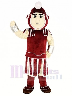 Maroon Titan Spartan Mascot Costume People