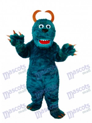 Dark Green Sulley Monsters Inc Mascot Adult Costume