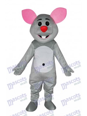 Grey Mouse Mascot Costume Animal