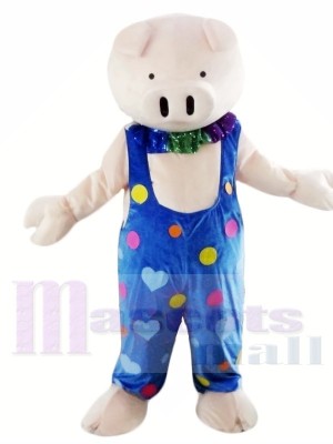 Cute Grey Pig Mascot Costumes Animal