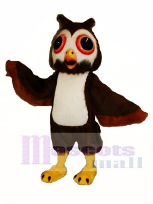 Cute Oliver Owl Mascot Costume