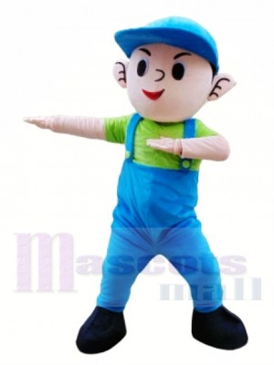 High Quality Happy Schoolboy Mascot Costume
