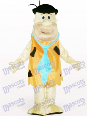 Soft Brown Savage Cartoon Adult Mascot Costume