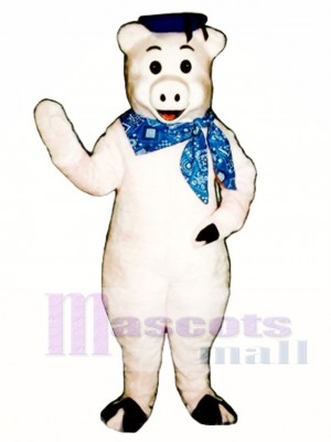 Stick Pig Mascot Costume