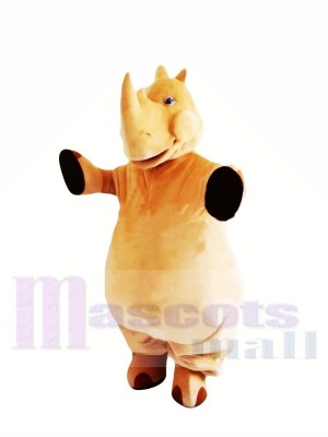 Brown Lightweight Rhino Mascot Costumes