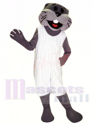 Sporty Otter Mascot Costume 