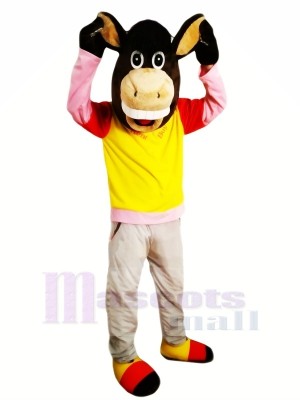 New Donkey Mascot Costumes Cartoon	