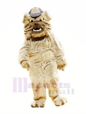 School Strong Bulldog Mascot Costumes Cartoon	