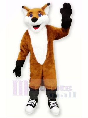 Smiling Fox Mascot Costumes Cartoon