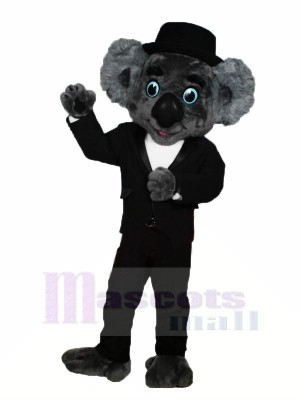 Gentleman Koala Mascot Costumes Cartoon