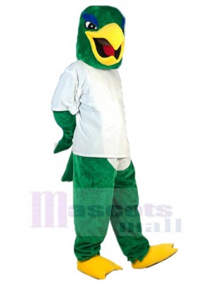 Cool Green Eagle Hawk Mascot Costume Animal