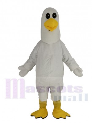 White Seagull Bird Mascot Costume
