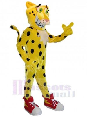 Leopard mascot costume