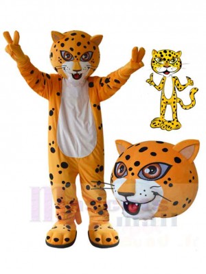 Leopard mascot costume