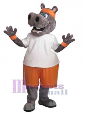 Hippo mascot costume