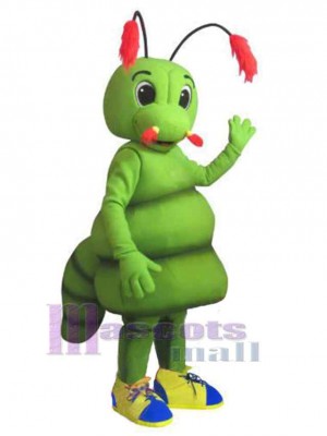 Worm mascot costume