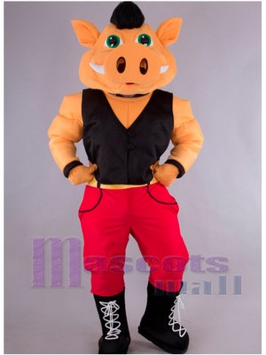 Pig mascot costume