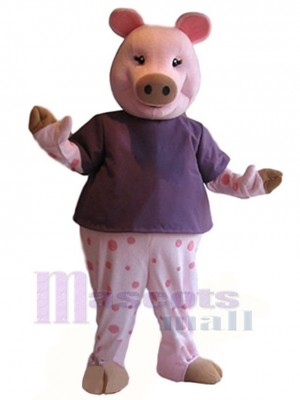 Pig mascot costume