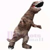 Dark Brown Tyrannosaurus T-Rex Dinosaur Inflatable Costume Halloween Xmas for Adult