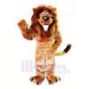 Brown Lion with White Beard Mascot Costumes